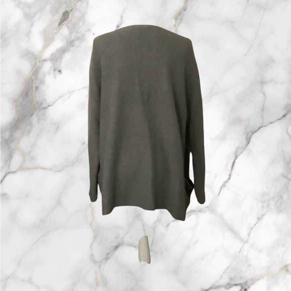 EUC! J.JILL HEATHER GRAY OPEN CARDIGAN - Picture 6 of 8